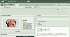 Desktop Screenshot of darkness-rising123.deviantart.com