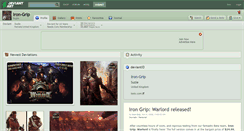 Desktop Screenshot of iron-grip.deviantart.com