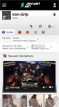 Mobile Screenshot of iron-grip.deviantart.com