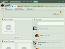 Tablet Screenshot of belial83.deviantart.com