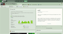 Desktop Screenshot of dinosaursanddragons.deviantart.com