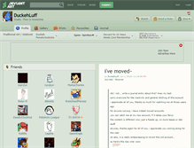 Tablet Screenshot of duckehluff.deviantart.com