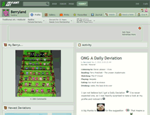 Tablet Screenshot of berryland.deviantart.com