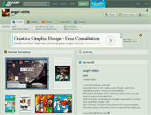 Tablet Screenshot of angel-white.deviantart.com