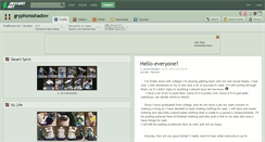 Desktop Screenshot of gryphonsshadow.deviantart.com