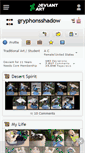 Mobile Screenshot of gryphonsshadow.deviantart.com