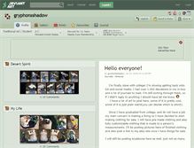 Tablet Screenshot of gryphonsshadow.deviantart.com