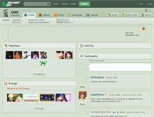 Tablet Screenshot of gobl.deviantart.com