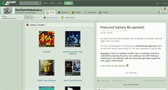 Desktop Screenshot of darkrelmpokemon.deviantart.com