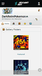 Mobile Screenshot of darkrelmpokemon.deviantart.com