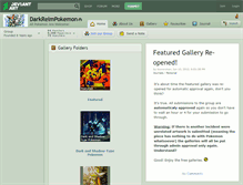 Tablet Screenshot of darkrelmpokemon.deviantart.com