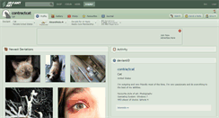 Desktop Screenshot of contractcat.deviantart.com