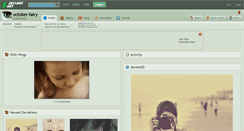 Desktop Screenshot of october-fairy.deviantart.com