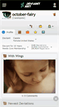 Mobile Screenshot of october-fairy.deviantart.com