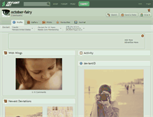 Tablet Screenshot of october-fairy.deviantart.com