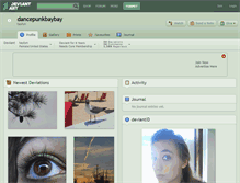 Tablet Screenshot of dancepunkbaybay.deviantart.com