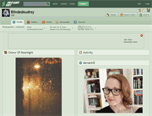 Tablet Screenshot of blindedaudrey.deviantart.com
