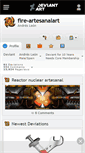 Mobile Screenshot of fire-artesanalart.deviantart.com