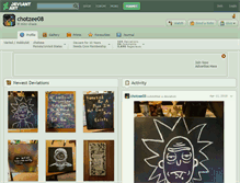Tablet Screenshot of chotzee08.deviantart.com