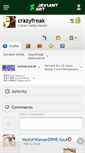 Mobile Screenshot of crazyfreak.deviantart.com