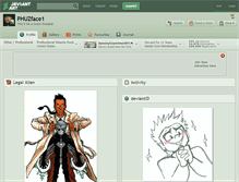 Tablet Screenshot of phuzface1.deviantart.com