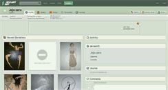 Desktop Screenshot of jojo-zero.deviantart.com