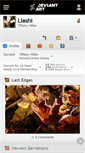 Mobile Screenshot of liashi.deviantart.com