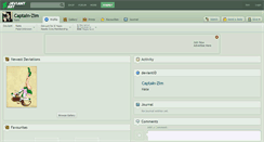 Desktop Screenshot of captain-zim.deviantart.com