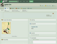 Tablet Screenshot of captain-zim.deviantart.com