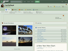 Tablet Screenshot of camillepayat.deviantart.com