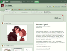 Tablet Screenshot of fey-rayen.deviantart.com