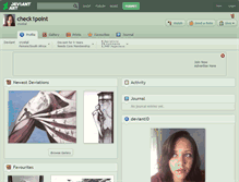 Tablet Screenshot of check1point.deviantart.com