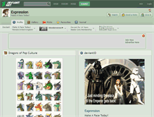 Tablet Screenshot of expression.deviantart.com