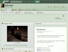 Tablet Screenshot of buffer-race.deviantart.com