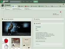 Tablet Screenshot of dvianart.deviantart.com