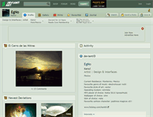 Tablet Screenshot of egno.deviantart.com