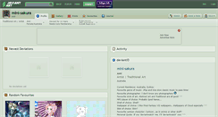 Desktop Screenshot of mini-sakura.deviantart.com