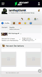 Mobile Screenshot of iamreptilemk.deviantart.com