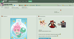 Desktop Screenshot of ojamajo-sandy.deviantart.com