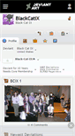 Mobile Screenshot of blackcatix.deviantart.com