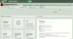 Desktop Screenshot of daughterofartemis134.deviantart.com