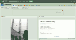 Desktop Screenshot of green-stone.deviantart.com