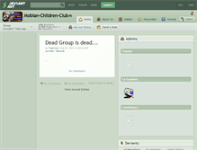 Tablet Screenshot of mobian-children-club.deviantart.com