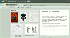 Desktop Screenshot of luminous-linearts.deviantart.com