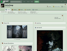 Tablet Screenshot of haxonfangs.deviantart.com