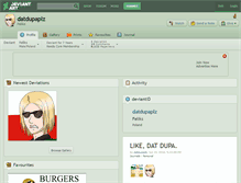 Tablet Screenshot of datdupaplz.deviantart.com