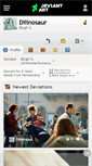 Mobile Screenshot of diiinosaur.deviantart.com