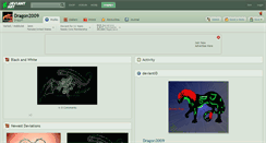 Desktop Screenshot of dragon2009.deviantart.com