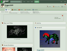 Tablet Screenshot of dragon2009.deviantart.com