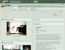 Tablet Screenshot of nymagirl.deviantart.com